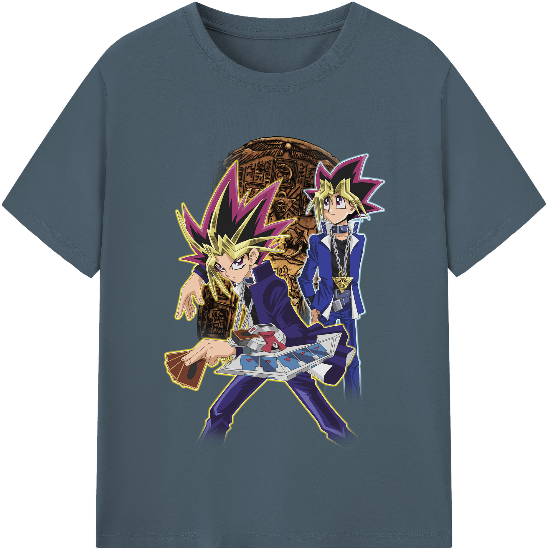 （画像用） 遊☆戯☆王 Yu-Gi-Oh! 綿100％半袖Tシャツ（フロントプリント）